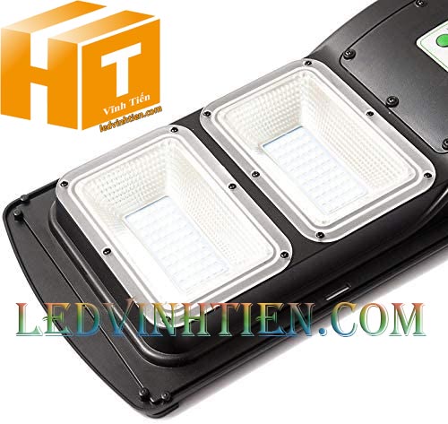 Đèn đường led năng lượng mặt trời 100W pin liền thể loại tốt, giá rẻ, ngoài trời, không tốn điện