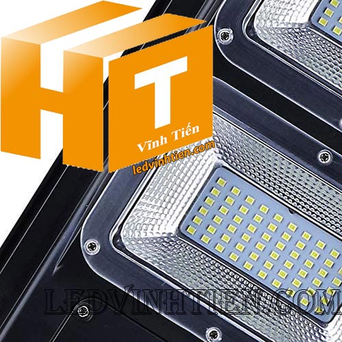 Đèn đường led năng lượng mặt trời 100W pin liền thể loại tốt, giá rẻ, ngoài trời, không tốn điện