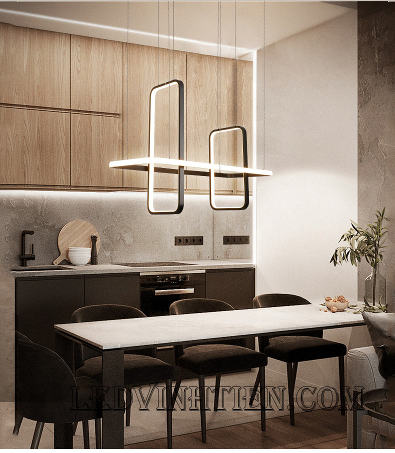 Đèn Trang Trí Phòng Bếp  mã 0002,  ốp trần nhà, hay các phòng khách nhỏ, với nhiều phong cách cổ điển, hiện đại, đơn giản, ánh sáng êm dịu, không gây chóa mất, loại tốt, giá rẻ, chất lượng, chính hãng ledvinhtien.com