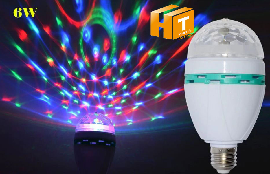 Đèn cầu xoay 3W đuôi vặn E27