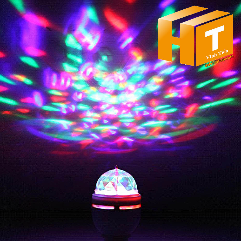 Đèn cầu xoay 3W đuôi vặn E27