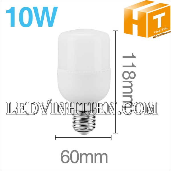 Bóng Đèn led búp trụ 10W vĩnh tiến