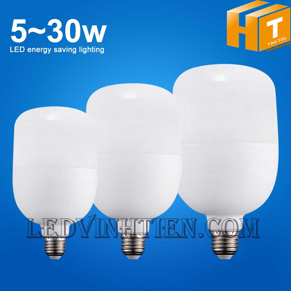 Đèn led búp trụ 20W loại tốt, giá rẻ, chất lượng, dùng chiếu sáng nội thất