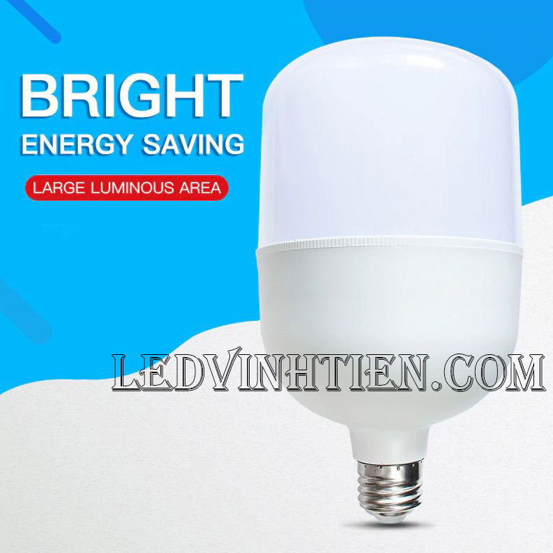Đèn led búp trụ 20W loại tốt, giá rẻ, chất lượng, dùng chiếu sáng nội thất