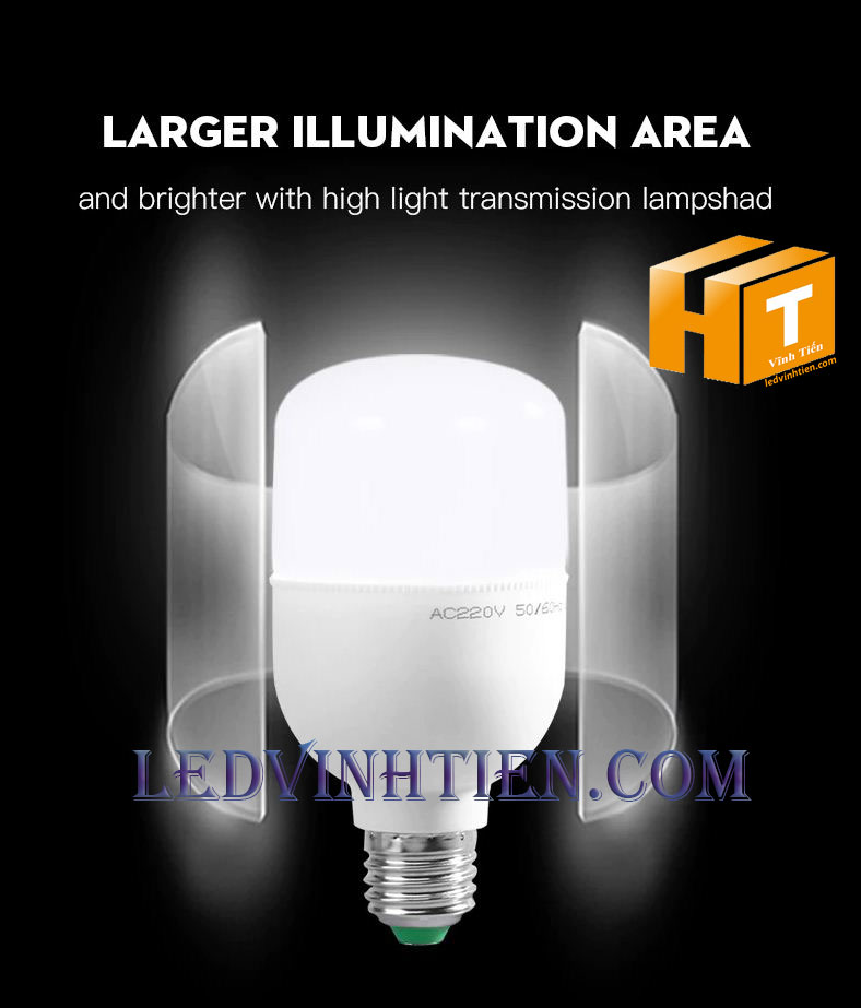 Đèn led búp trụ 20W loại tốt, giá rẻ, chất lượng, dùng chiếu sáng nội thất