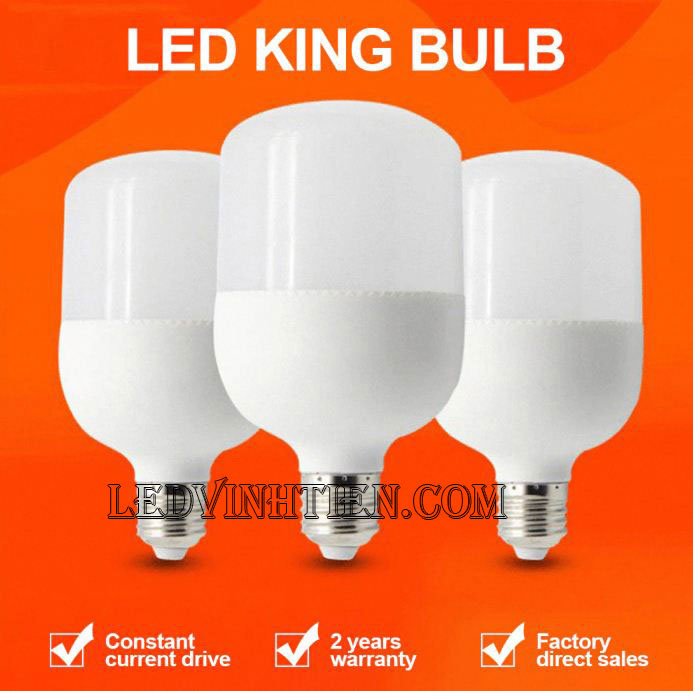 Đèn led búp trụ 20W loại tốt, giá rẻ, chất lượng, dùng chiếu sáng nội thất