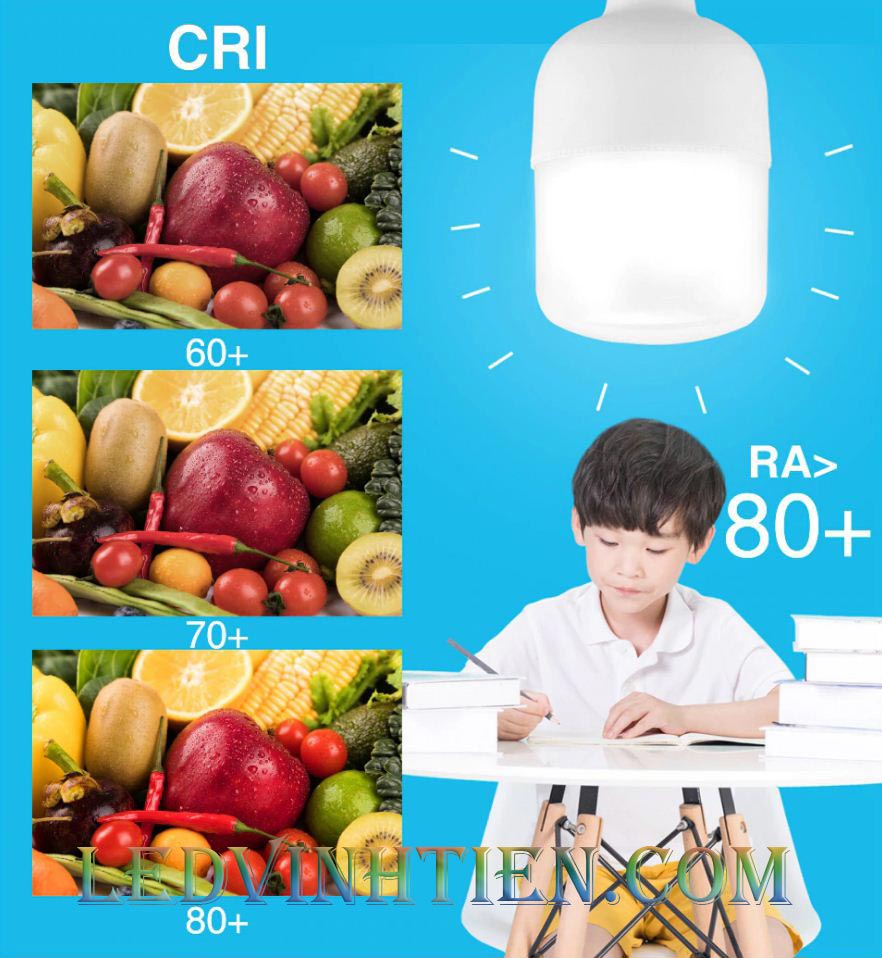 Đèn led búp trụ 20W loại tốt, giá rẻ, chất lượng, dùng chiếu sáng nội thất