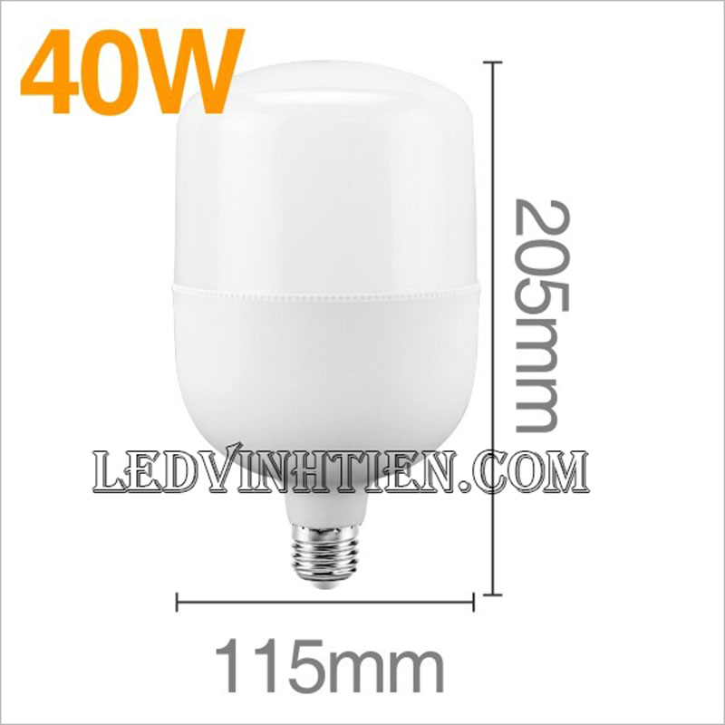 Đèn led búp trụ 40W loại tốt, giá rẻ, chất lượng, dùng chiếu sáng nội thất