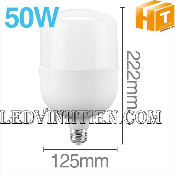 Bóng Đèn led búp trụ 50W vĩnh tiến