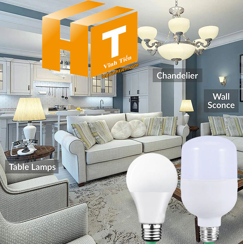 Bóng đèn led búp trụ 5W loại tốt, giá rẻ, Ledvinhtien.com