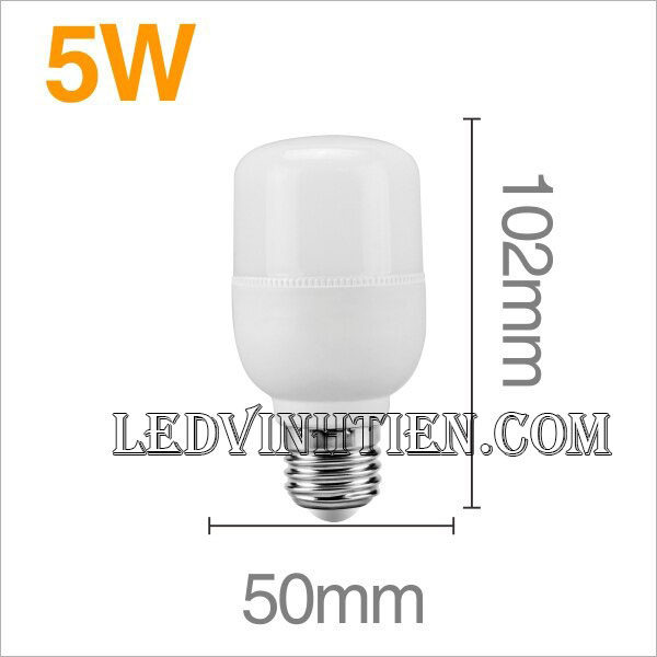 Đèn led búp trụ kín nước 5W