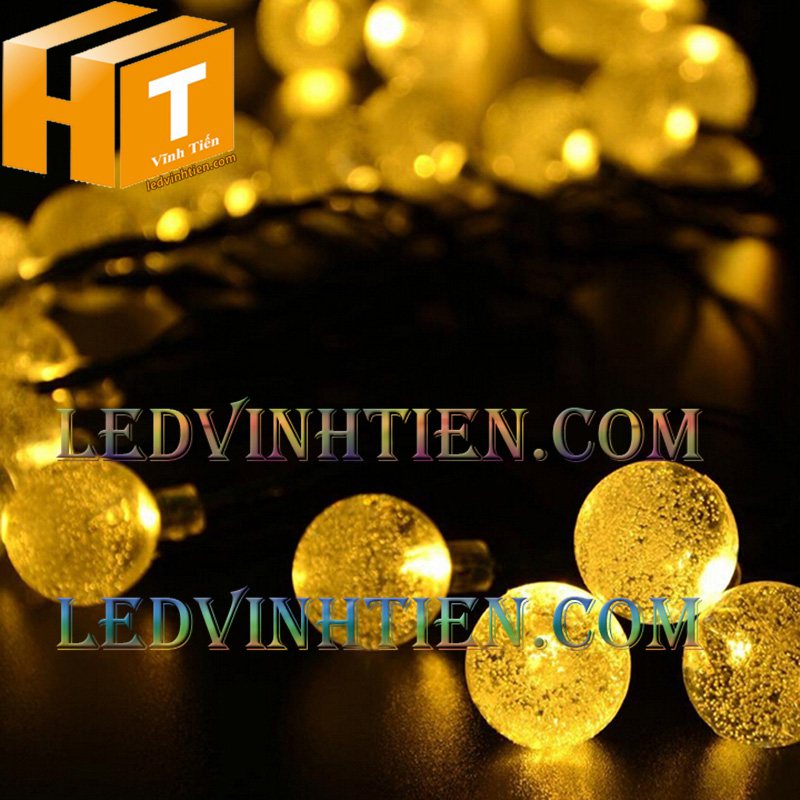 Dây đèn led trang trí bi bọt nước