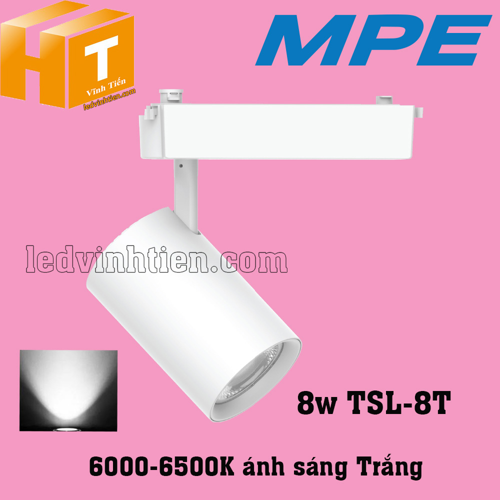 Đèn led chiếu điểm tsl 8w ánh sáng trắng