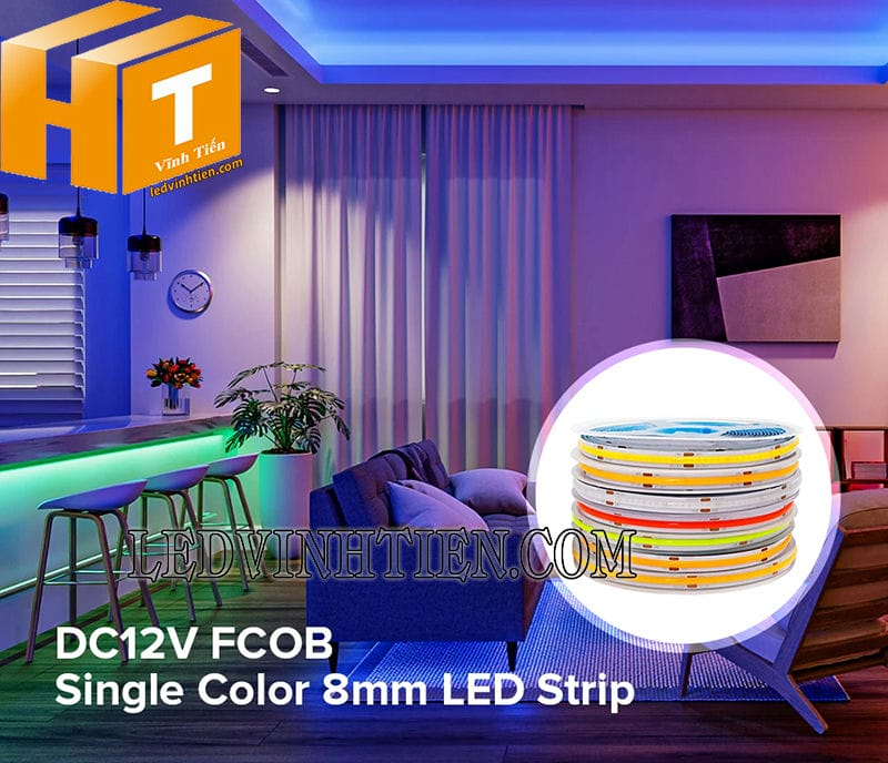 Đèn led dây COB dùng cho thiết kế nội thất