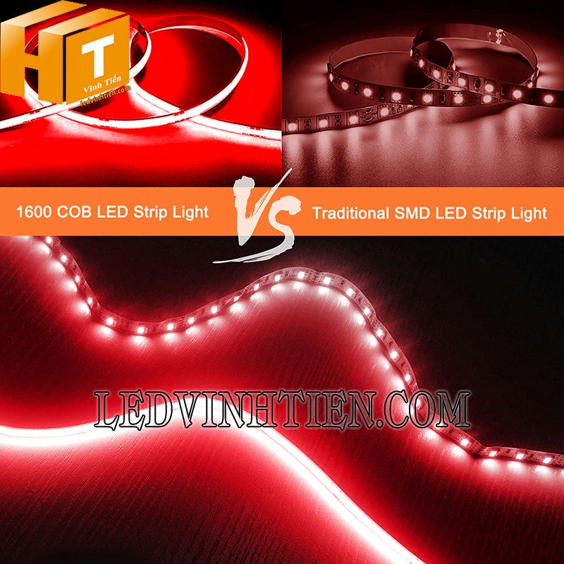 Đèn led dây 24V màu đỏ loại tốt