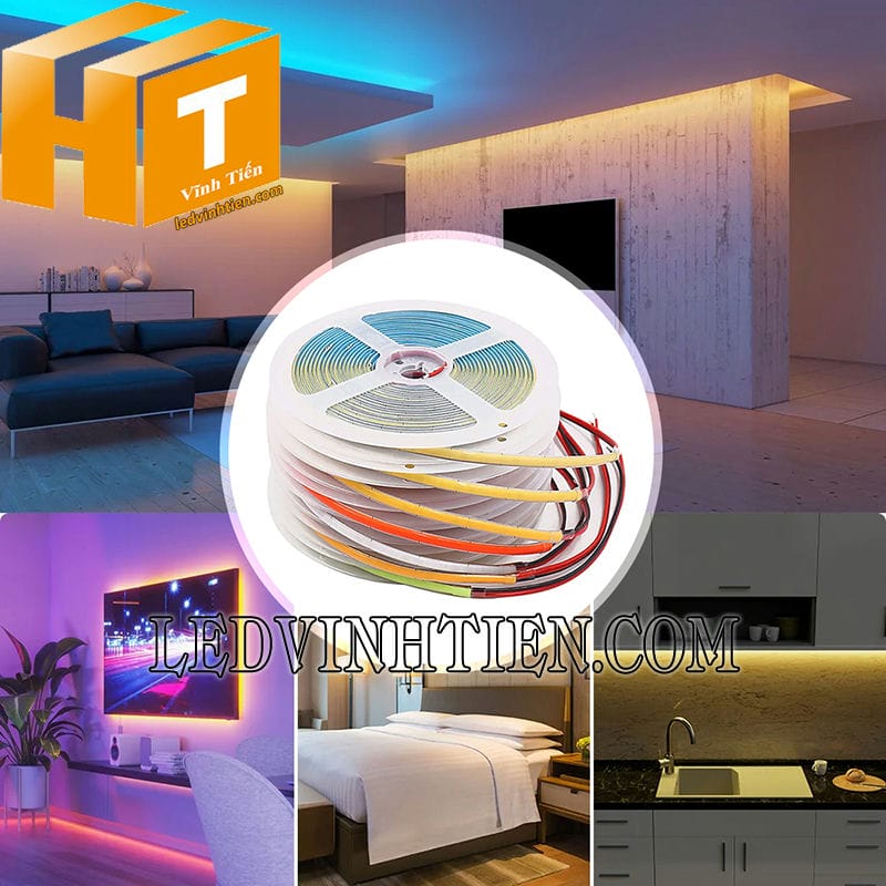 Đèn led dây 24V DC COB trang trí văn phòng