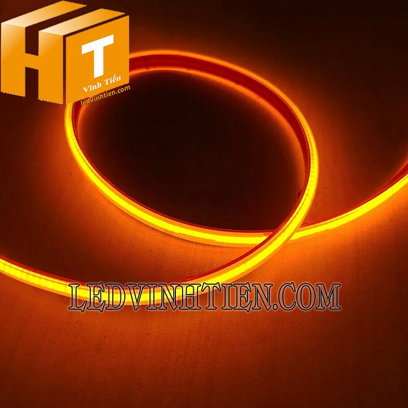Đèn led dây COB màu cam