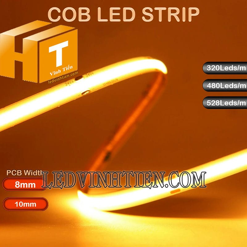 Led dây dán 24V COB cao cấp