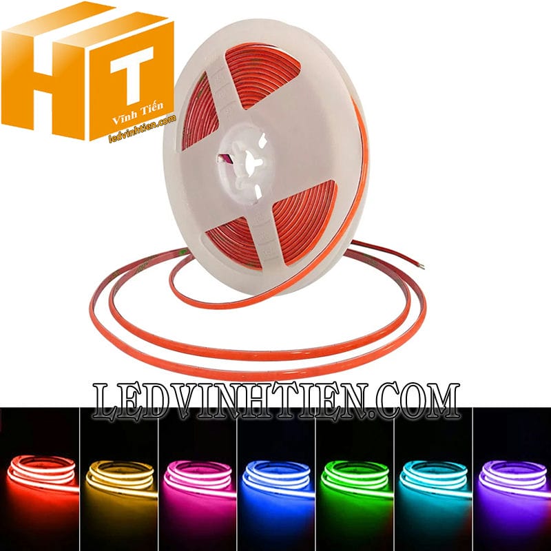 Led dây dán 24V COB siêu sáng