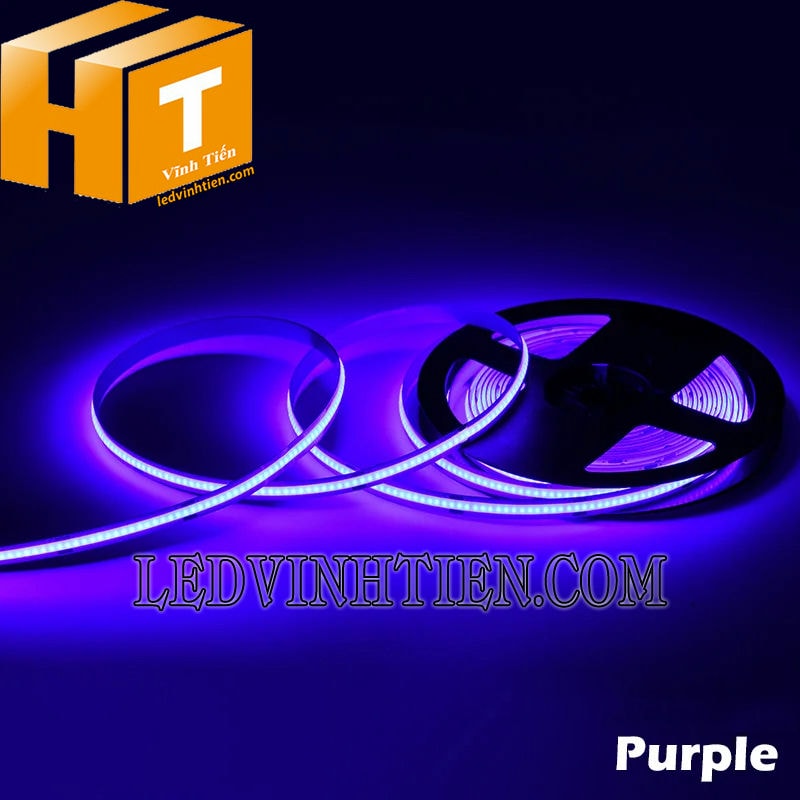 Đèn led dây COB màu tím