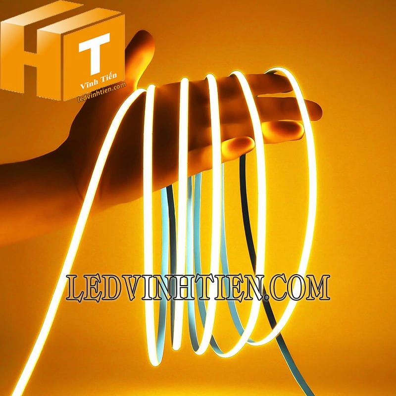 Đèn led dây COB 24V màu vàng loại tốt