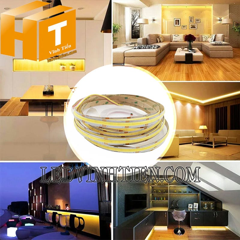 Led dây COB 24V dùng trang trí văn phòng