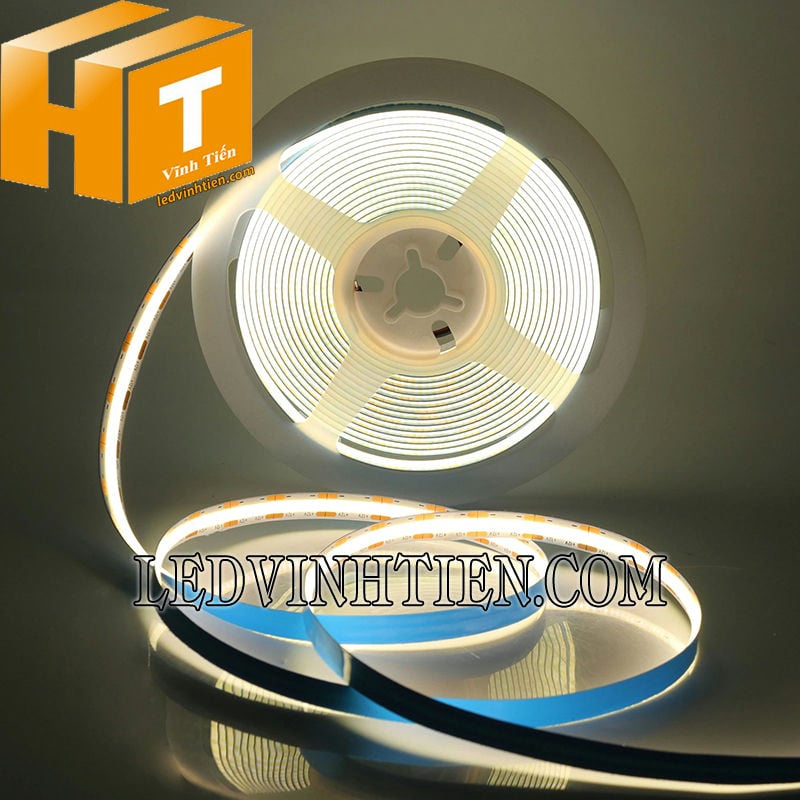 Đèn led dây COB 12V ánh sáng vàng