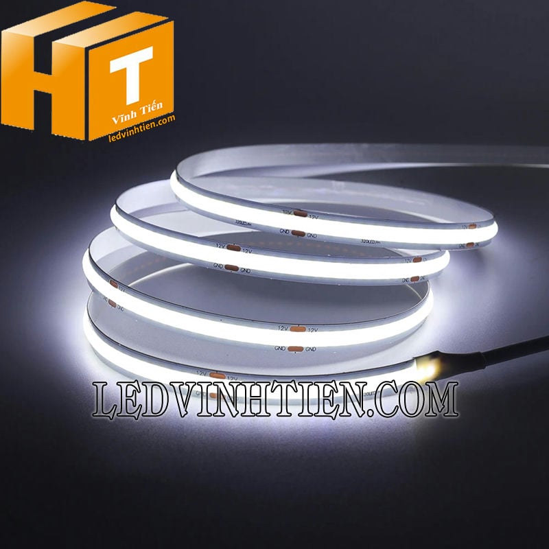 Đèn led dây COB 12V màu trắng