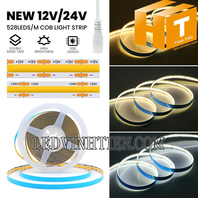 Đèn led dây COB siêu sáng