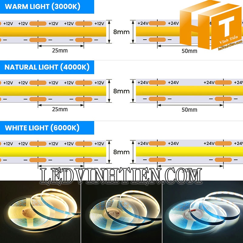 Led dây dán COB loại tốt