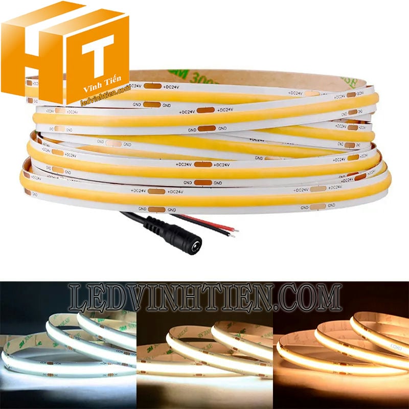 Đèn led dây 24V COB cuộn 5m