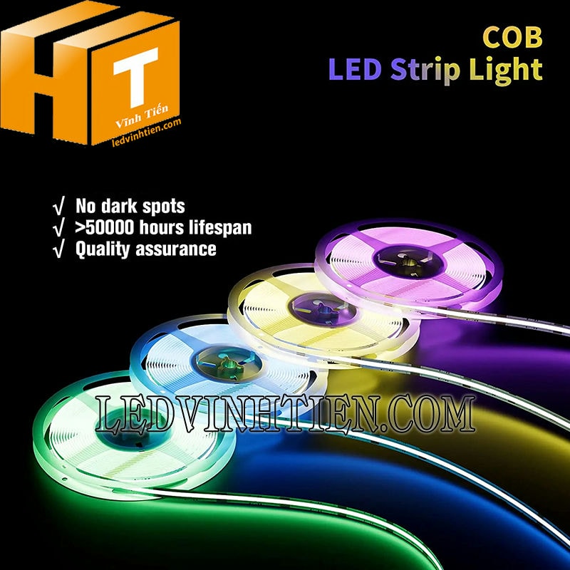 Led dây COB 24V siêu sáng