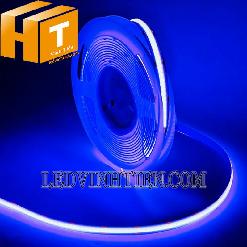 Led dây dán 24V cob màu xanh dương