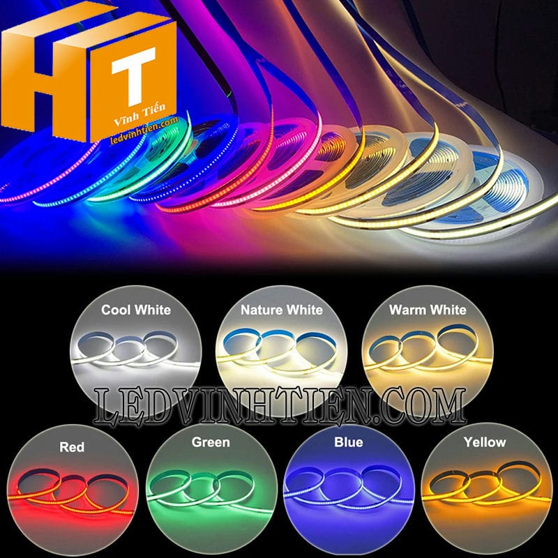 Đèn led dây dán COB 24V DC