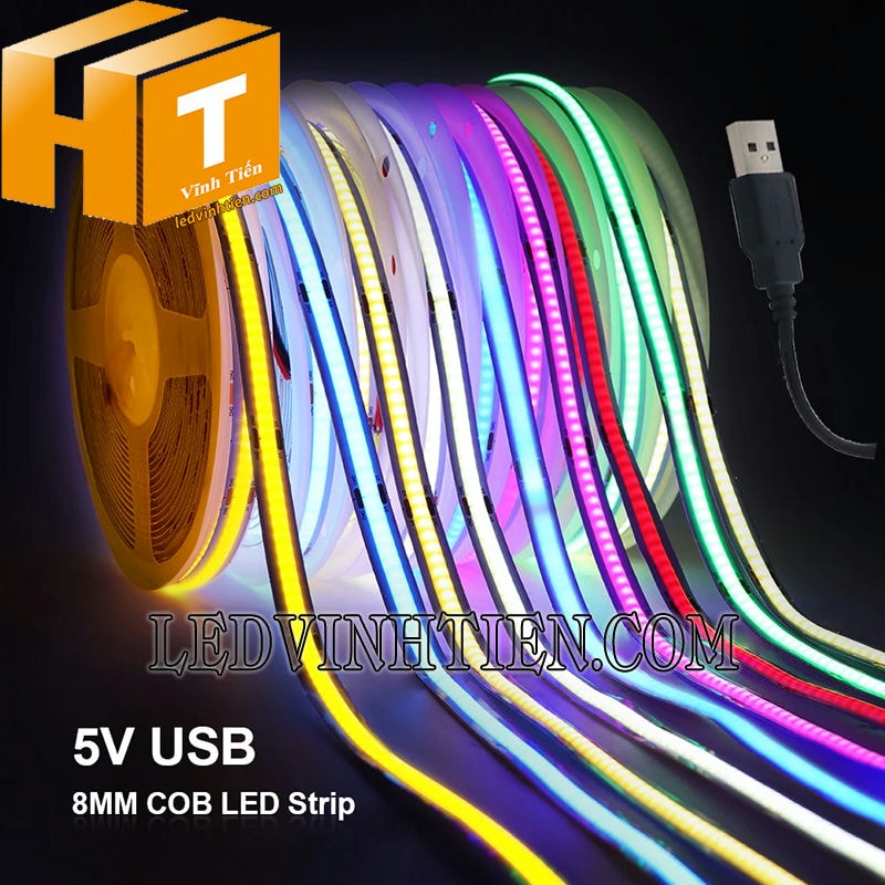 Đèn led dây 5V COB