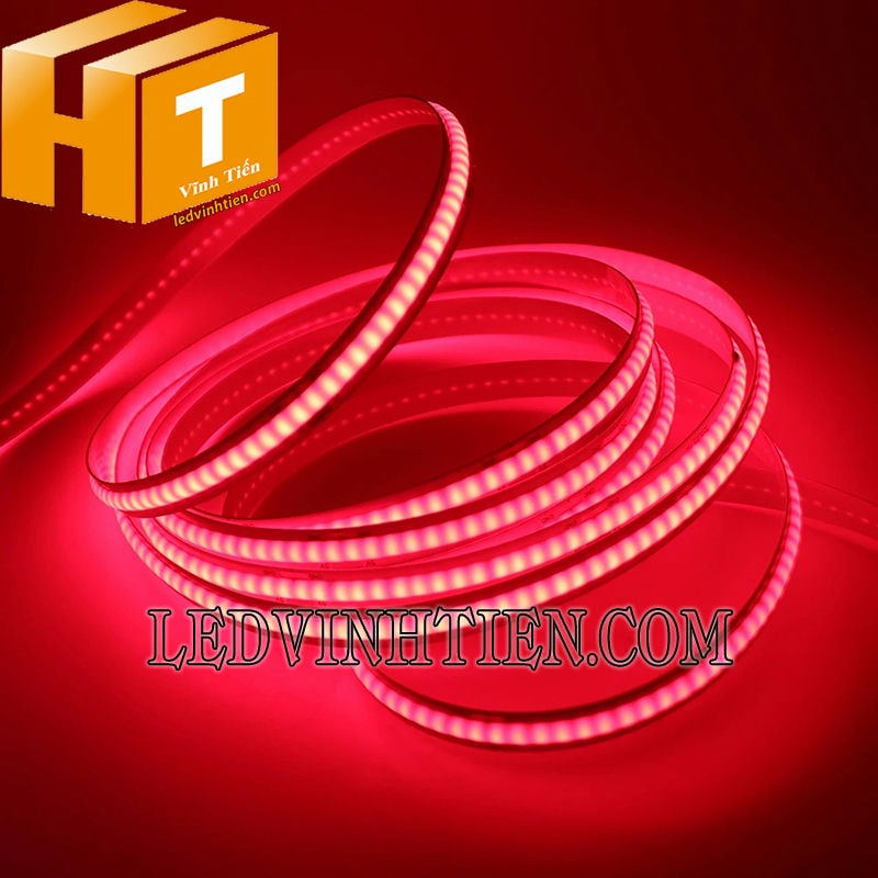 Đèn led dây COB màu đỏ