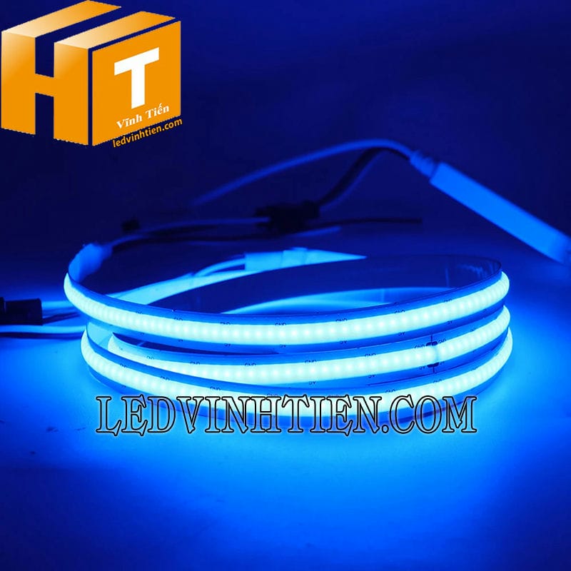 Đèn led dây COB 5V 2m màu xanh dương