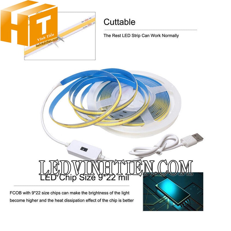 Đèn led dây COB loại tốt