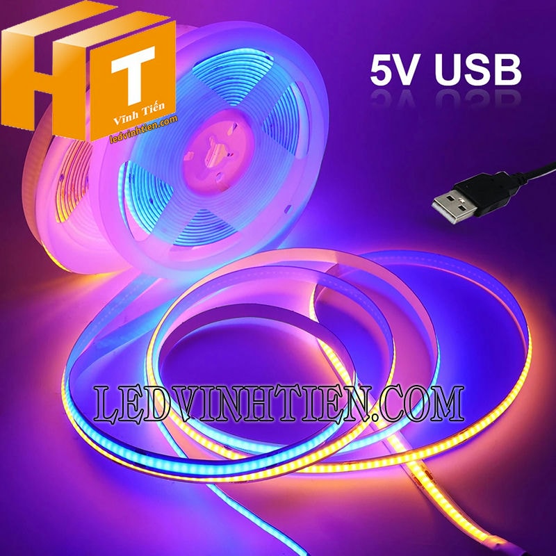 Đèn led dây 5V COB siêu sáng