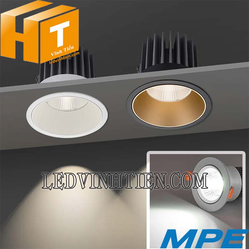 Đèn led downlight chống thấm MPE công suất 12W