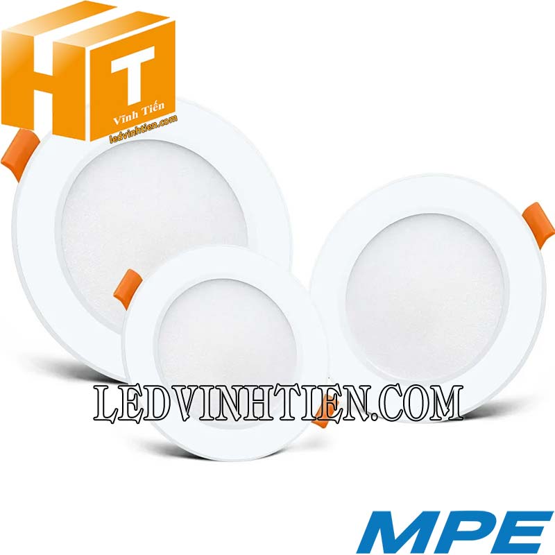 Đèn led downlight 3 màu DLT 9W giá rẻ