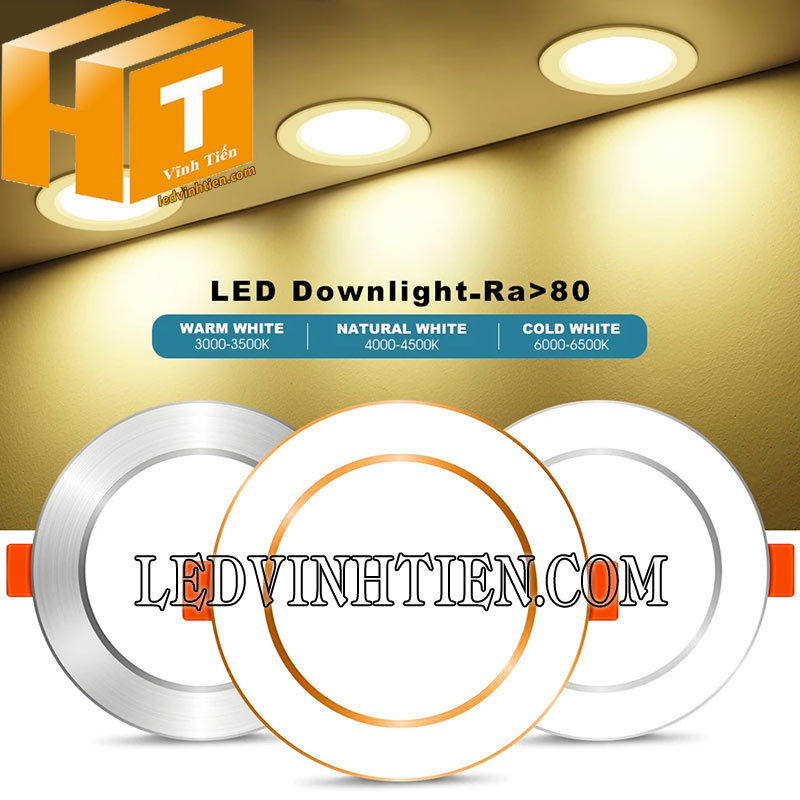 Đèn led downlight DLB 9W dùng chiếu sáng nội thất, nhà ở, văn phòng, nhà hàng, khách sạn