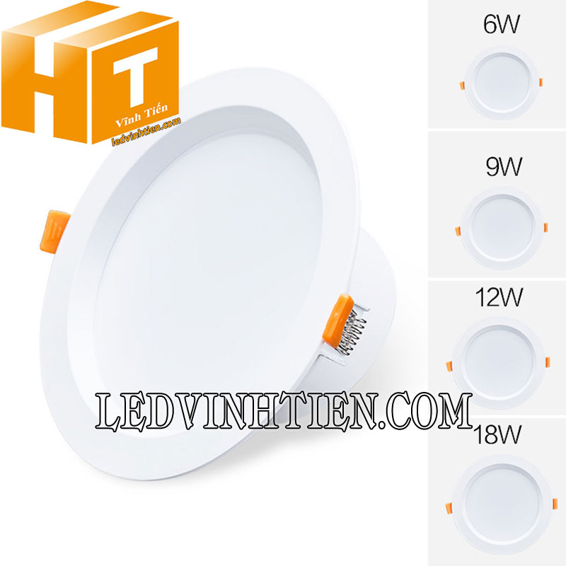 Đèn led downlight DLE 9W chất lượng