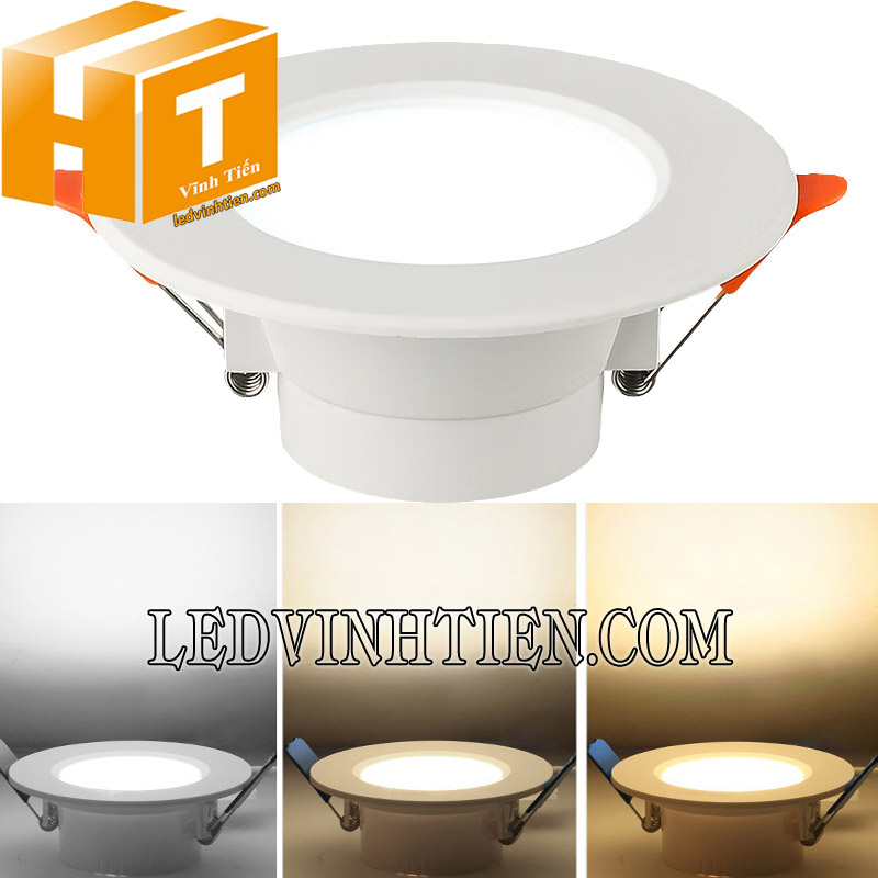 Đèn led downlight 3 màu DLC 12W MPE