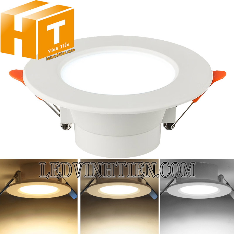 Đèn led downlight 3 màu DLC 18W MPE