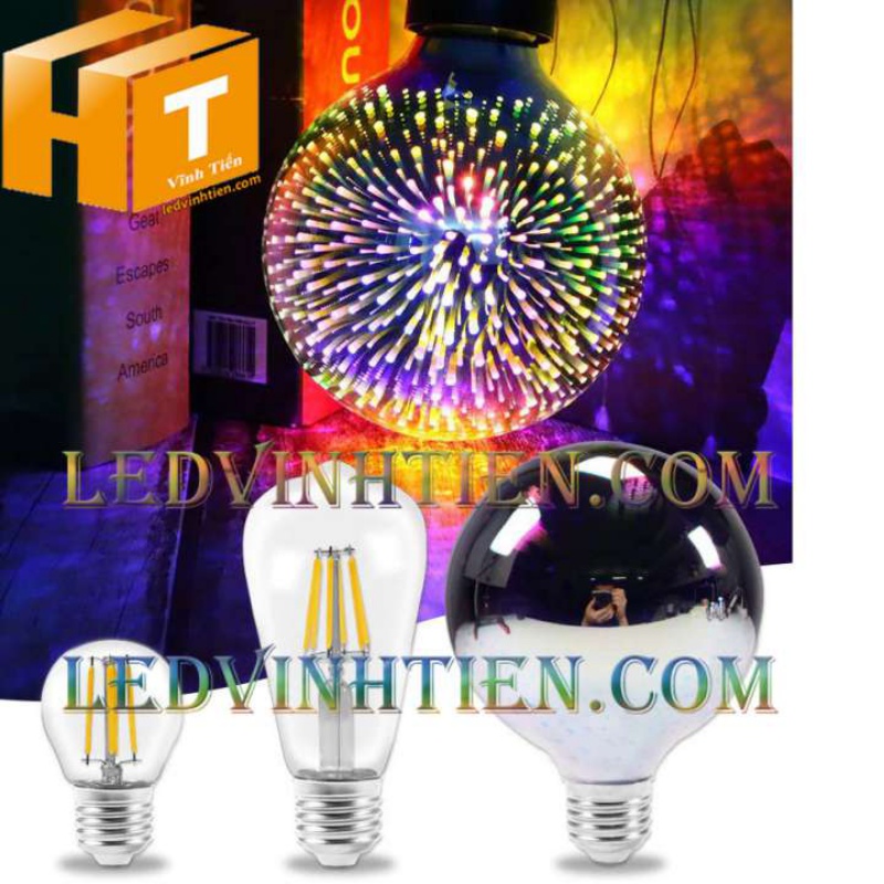 Đèn led edison 3d HT