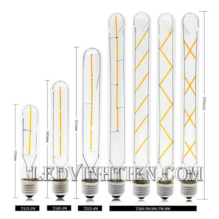 bóng đèn led edison t185 3w