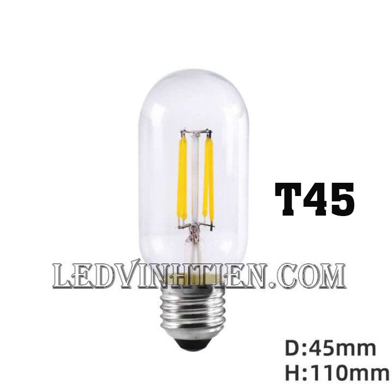 Đèn led edison t45 6w siêu sáng giá sỉ