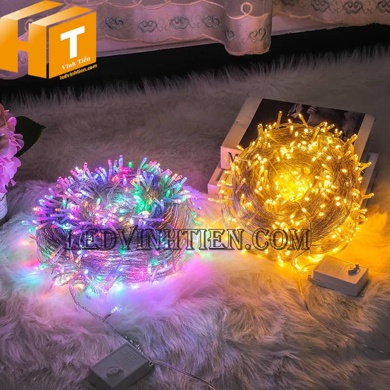 Dây đèn led chớp nhiều màu, sợi 100m