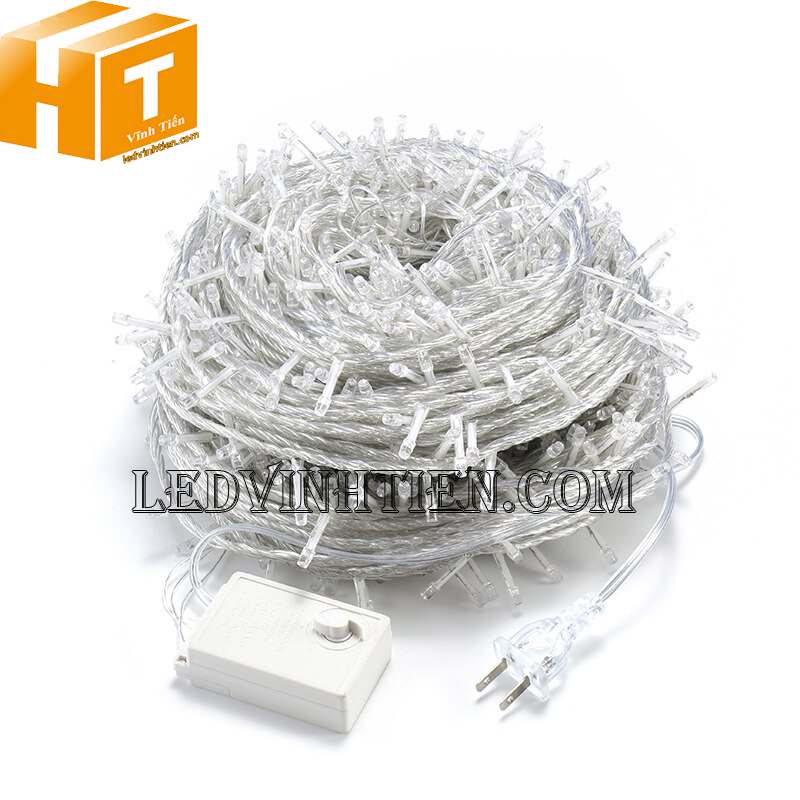 Đèn led dây trang trí noel màu đỏ 100m
